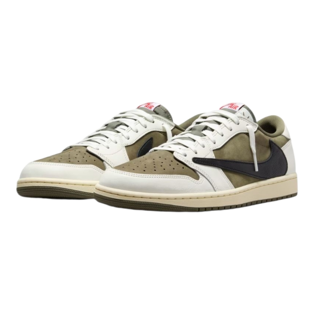 NWOT Nike Low-Top Sneakers Travis Scott PS Air Jordan 1 Low OG SP Reverse Olive
